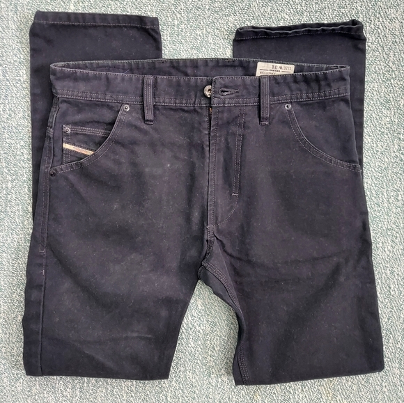 Diesel Krooley-A Regular Slim-Carrot 00NXY Jeans, 31, black - Picture 2 of 13